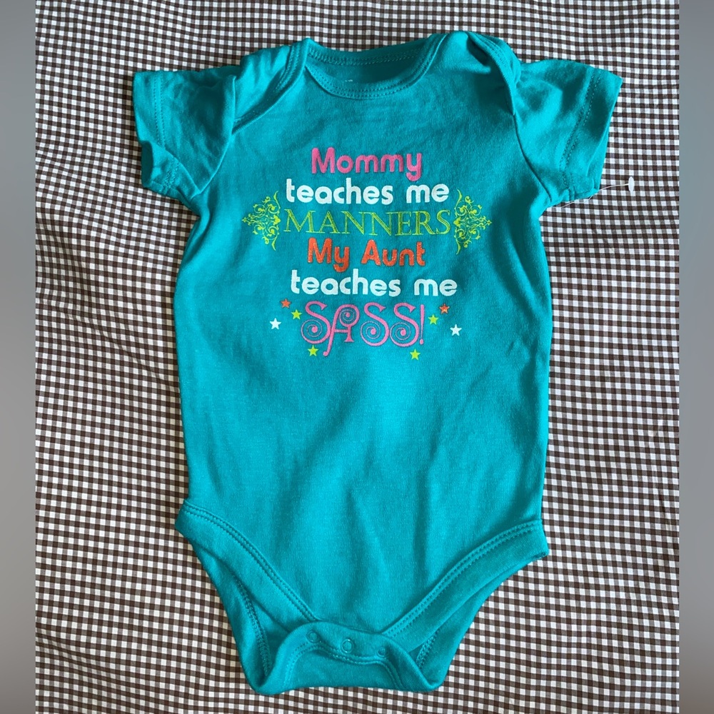 Garanimals Teal Graphic Bodysuit